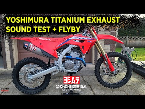 YOSHIMURA TITANIUM EXHAUST SOUND CHECK (CRF250R)