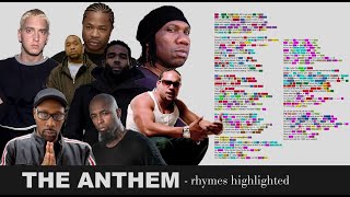 Everyone on The Anthem - Lyrics, Rhymes Highlighted (114) - 20K Subs Upload