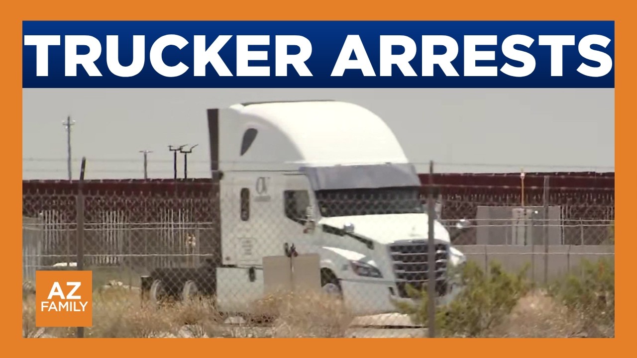 Border patrol arrests dozens of semi-truck drivers in US illegally