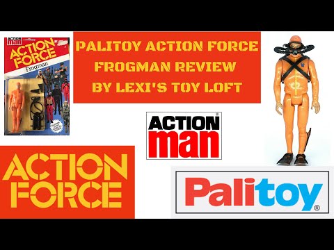 ACTION FORCE FROGMAN BY PALITOY FIRST SERIES ACTION MAN MINIATURE VINTAGE 1980S DIVER