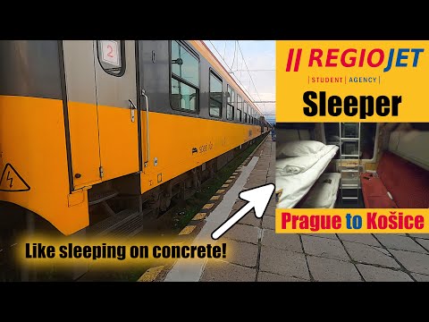 An UNCOMFORTABLE night aboard the REGIOJET SLEEPER