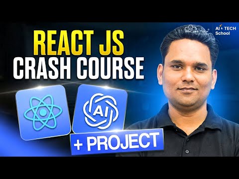 React JS 19 Crash Course with AI | Build an App and Master React JS in 2026