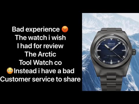 Bad experience with Arctic Tool Watch Co - bought a watch- shipped- never received and no solution😤