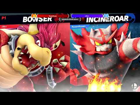 rriftrrr (Bowser) vs RuaanRuaan (Incineroar) - Ajvitational #5: Chuaan special - Losers Quarters
