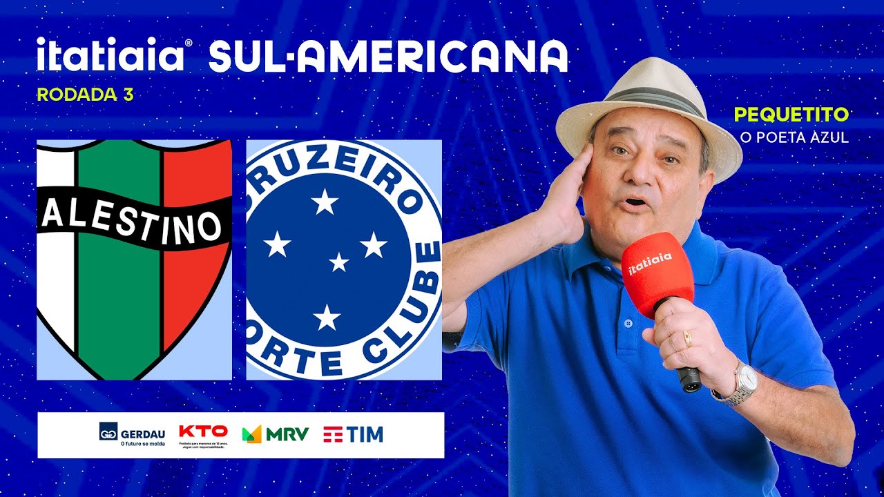 PALESTINO (CHI) X CRUZEIRO AO VIVO NA ITATIAIA | COPA SUL-AMERICANA 2025