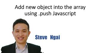 Add new object into the array using .push Javascript and object constructor