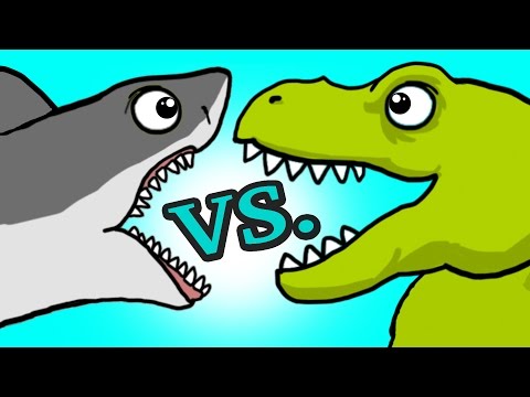 "My Cute Shark Attack Cartoon #45 (Team SHARK vs. ROBOT DINO +BEST OF!!) kids cartoon!