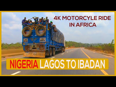 4K ULTRA HD drive in AFRICA - Nigeria, from Lagos to Ibadan