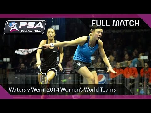 Squash : Full Match - WWT'14 Final (ENG v MAS) Low Wee Wern v Alison Waters