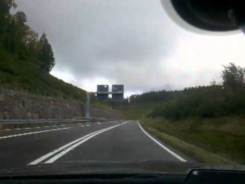 Autobahndreieck A73 bis Suhl Stadt Einwärts