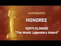 KOFFI OLOMIDE HAPAWARDS 2020 The Music Legendary Award