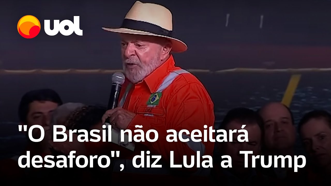 Lula provoca Trump sobre tarifas, impostos e ameaças: 'Cadê a democracia, cadê o livre comércio?'