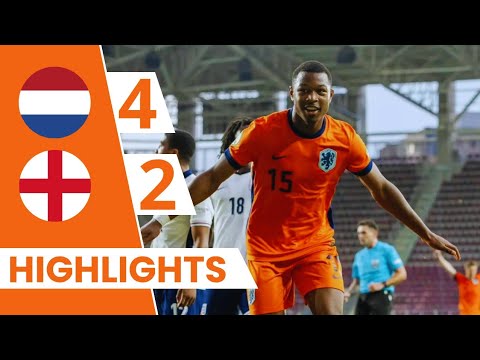 Netherlands 🇳🇱 vs England 4-2 | Highlights - U19 European Championship #uefa #highlights