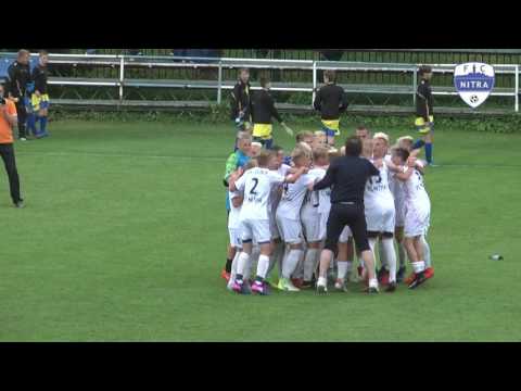 FC Nitra - Spartak Myjava 6:0, 26.kolo I.LSŽ U15 + dekorovanie víťaza