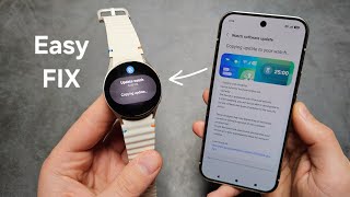 FIXED - Can't Update Samsung Galaxy Watch , Update Button not Active & Can't Download Update 