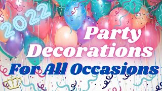 Party Decoration Ideas for All Occasions| DIY Party Decorations