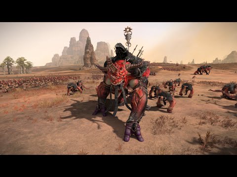 Khorne vs Greenskins - 4K Quality - Total War Warhammer 3