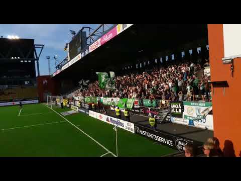Groundhopping in Schweden. Hammarby Ultras in Elfsborg