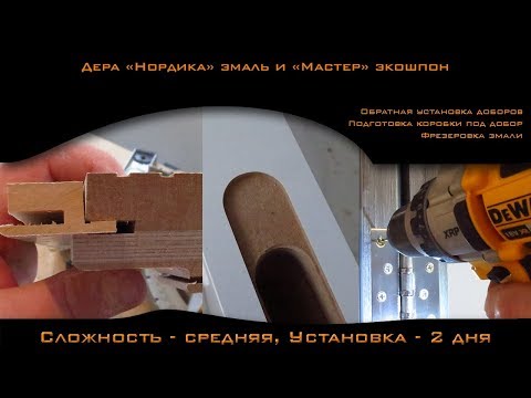 Дера - межкомнатные двери (эмаль и экошпон). Обзор и особенности монтажа.