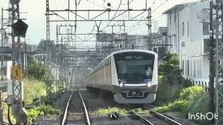 小田急5000形5053編成快速急行新宿OH01行→OH36伊勢原駅到着！
