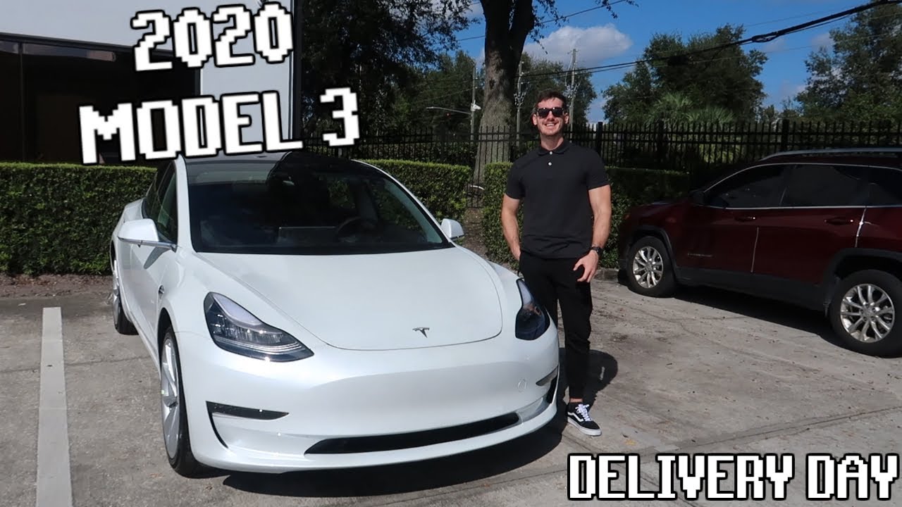 Tesla Model 3 Delivery Day 2020! | Purchasing my DREAM Car at 21 Years old (HAPPINESS)