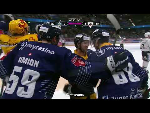 Game Highlights: EVZ vs HC Fribourg-Gottéron 5:3