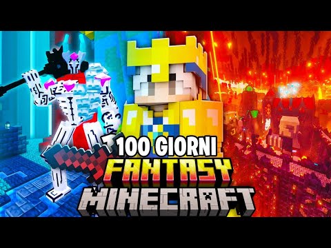 SOPRAVVIVO 100 GIORNI In Un MONDO FANTASY In Minecraft