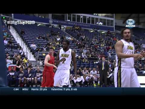 Idaho State at Northern Arizona Highlights - Big Sky Men's Basketball