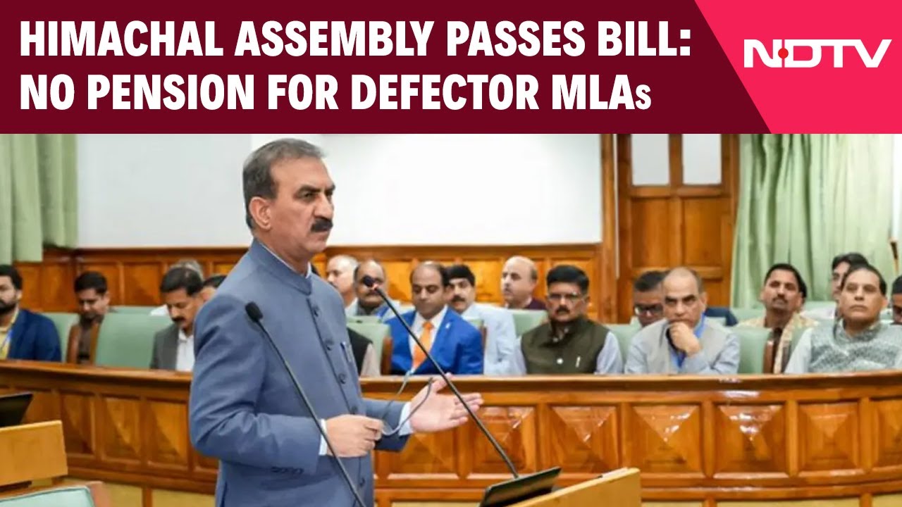 Himachal Pradesh News Today | No Pension For MLAs Who Defect: Assembly Passes New Bill & Other News