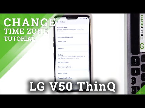 How to Change Date & Time in LG V50 ThinQ – Find Time Zone Settings
