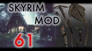 Skyrim: Обзор модов #61 - Populated Lands Roads, Forts Towers, Beginner Shack, Horker Weapon Pack
