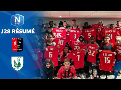 J28 I US Boulogne - FC Sète (1-0), le résumé I National FFF 2021-2022