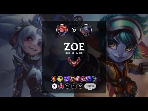 Zoe Mid vs Tristana - KR Grandmaster Patch 12.12