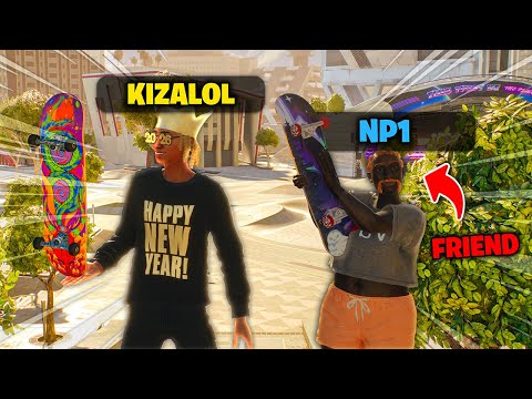 i forced my friend to play skate 4 w/ me...