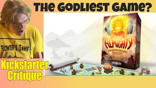 Almighty ⚡️ The Godliest God Game  (A+) Kickstarter Critique Review