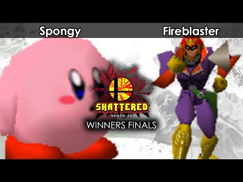 Smash 64: Spongy (Kirby) V Fireblaster (Captain Falcon/Pikachu) - Shattered 83 Tournament SSB64