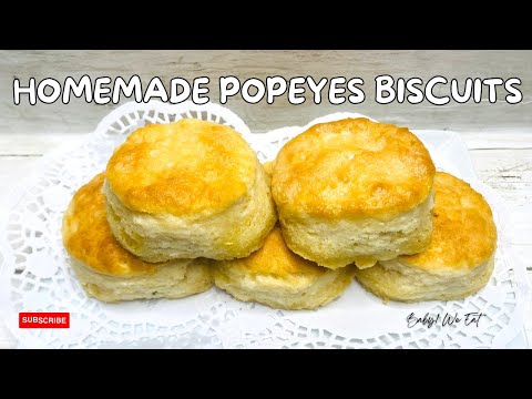 HOMEMADE POPEYES BISCUITS | FLUFFY And BUTTERY / Perfect Popeyes Biscuits Recipe From Scratch