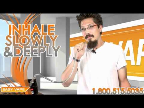 How to use the Easy Vape Digital Herbal Vaporizer   inhale potent vapor 720p