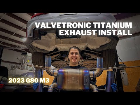 BMW G80 M3 Titanium Valvetronic Exhaust Install | DIY | 4K