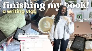 finishing draft one of my book!!! ☕️📖 productive writing vlog