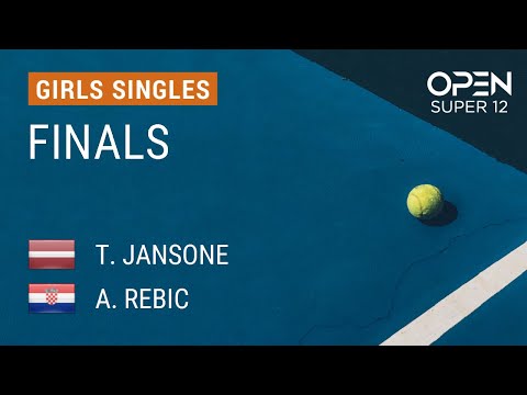 JANSONE Tina VS REBIC Ana Marija - Girls finals - Open Super 12 Auray 2025