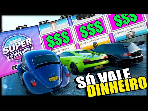 CORRIDA de VELOCIDADE com CARROS de ROLETA *só dinheiro - Forza Horizon 4 Online