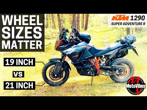 CHANGING WHEEL SIZES on my KTM 1290 Super Adventure R // 19" vs 21" wheels for Adventure Bikes