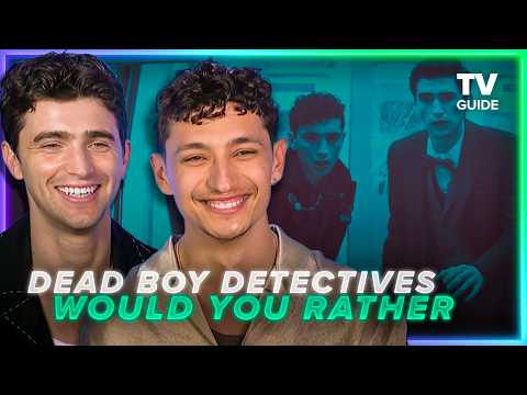 Dead Boy Detectives Cast Plays Would You Rather