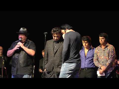 Jeff Lewis Announces Winners at Lone Star Elvis Festival - video by Susan Quinn Sand