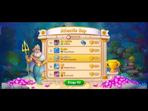 FISHDOM GAMEPLAY ATLANTIS CUP STAGE 42