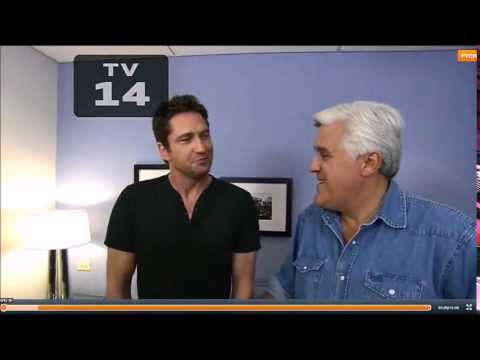 Gerard Butler Funny  With Jay Leno