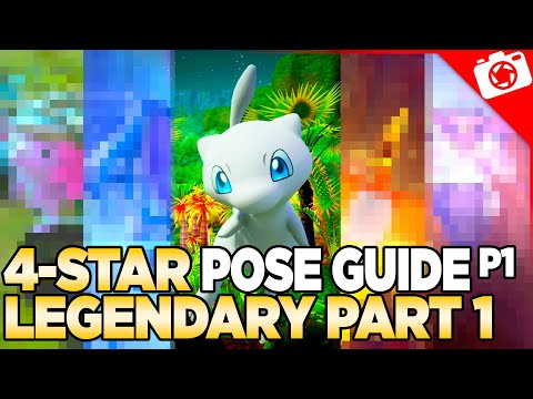 Legendary Pokemon (Part 1) 4-Star Pose & Request Guide | New Pokemon Snap