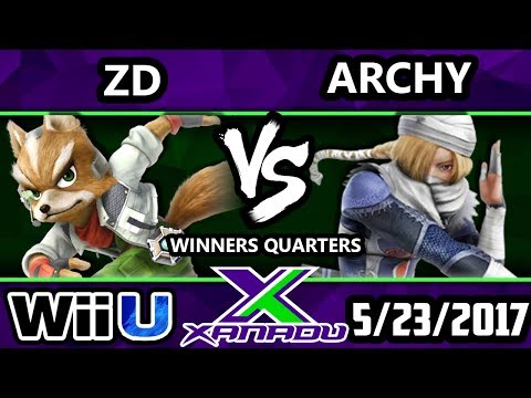 S@X 203 - InC|ZD (Fox) Vs. Archy (Sheik) - SSB4 Winners Quarters - Smash 4 - Smash for Wii U.