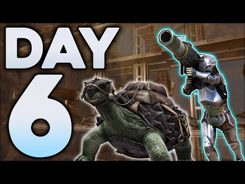 DUO Defending My Modded Lava Cave against a Massive Tribe! -  ARK PvP